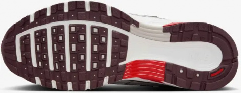 Кросівки жіночі Nike P-6000 світло-сіро-червоно-бордові HJ9598-100