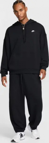 Худи Nike CLUB FLEECE OVERSIZED FRENCH TERRY черное HJ1816-010