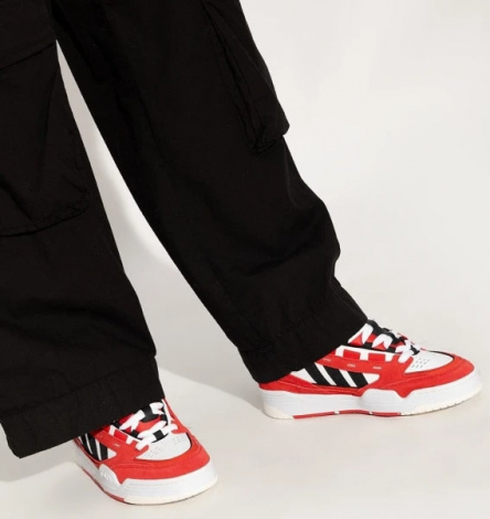 Кроссовки Adidas ADI2000 красно-белые H03487