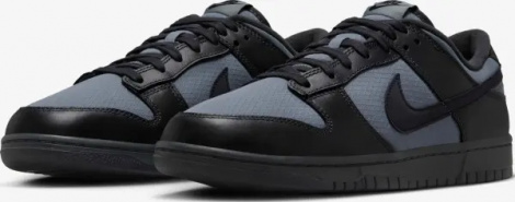 Кроссовки Nike DUNK LOW WINTERIZED 'OFF NOIR' черно-темно-серые FZ3052-001