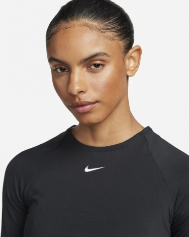Топ женский Nike PRO DF 365 CROP LS черный FV5484-010