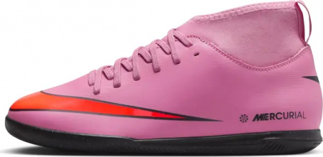 Футзалки (бампы) детские Nike JR MERCURIAL SUPERFLY 10 CLUB IC розово-красные FQ8320-600
