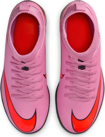 Футзалки (бампы) детские Nike JR MERCURIAL SUPERFLY 10 CLUB IC розово-красные FQ8320-600