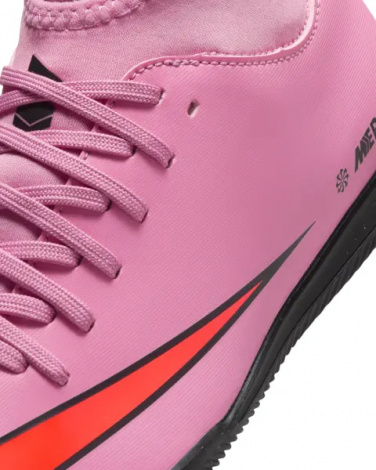 Футзалки (бампы) детские Nike JR MERCURIAL SUPERFLY 10 CLUB IC розово-красные FQ8320-600