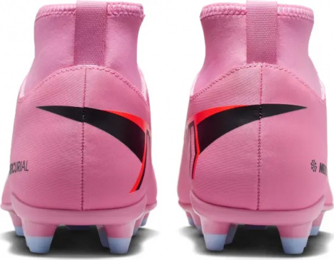 Бутсы детские Nike JR MERCURIAL SUPERFLY 10 CLUB FG/MG розово-красные FQ8318-600