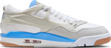 Кроссовки Nike AIR JORDAN 4 RM светло-серо-бело-голубые FQ7939-104