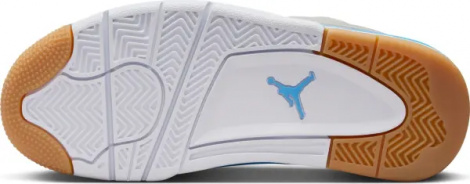 Кросівки підліткові Nike AIR JORDAN 4 RM (GS) світло-сіро-біло-блакитні FQ7938-104