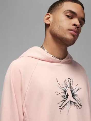 Спортивный костюм Nike JORDAN DRI-FIT SPORT GRAPHIC FLEECE светло-розово-черный FN5812-622__FN5814-622