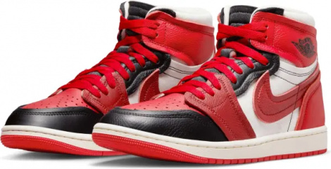 Кросівки жіночі Nike AIR JORDAN 1 HIGH METHOD OF MAKE червоно-біло-чорні FB9891-600