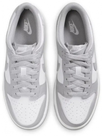 Кросівки підліткові Nike DUNK LOW (GS) сіро-білі FB9109-123