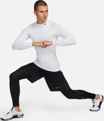 Термобілизна гольф Nike PRO DRI-FIT FITNESS MOCK-NECK LONG-SLEEVE білий FB7908-100