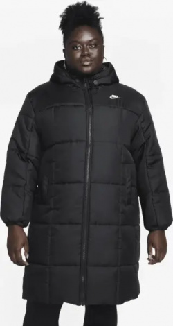 Куртка жіноча Nike SPORTSWEAR CLASSIC PUFFER THERMA-FIT чорна FB7677-010