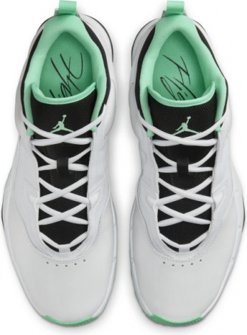 Кроссовки баскетбольные Nike JORDAN STAY LOYAL 3 бело-зеленые FB1396-103
