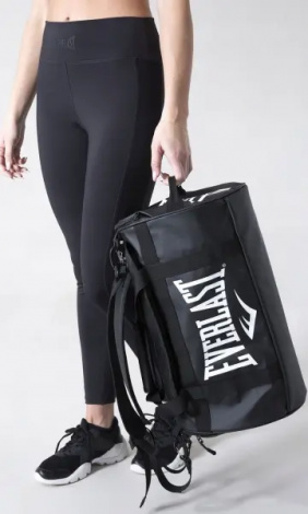 Сумка-рюкзак Everlast DUFFLE BAG SMALL 30L черная EVB802N27