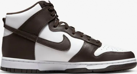 Кросівки Nike DUNK HIGH RETRO біло-темно-коричневі DV0829-100