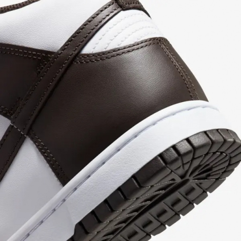 Кросівки Nike DUNK HIGH RETRO біло-темно-коричневі DV0829-100