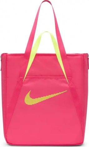 Сумка через плече жіноча Nike GYM TOTE 28L рожево-салатова DR7217-629
