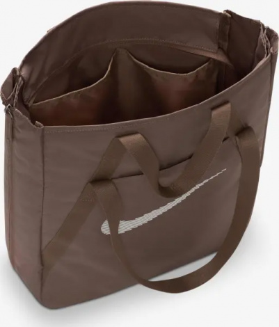 Сумка через плечо женская Nike GYM TOTE 28L коричневая DR7217-214