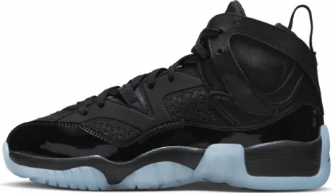 Кроссовки подростковые Nike JUMPMAN TWO TREY (GS) черно-голубые DQ8431-003