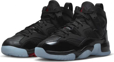 Кроссовки подростковые Nike JUMPMAN TWO TREY (GS) черно-голубые DQ8431-003