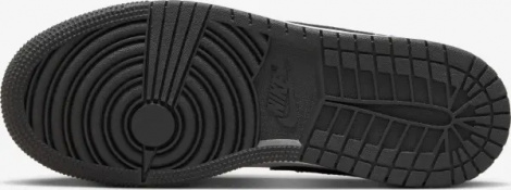 Кросівки підліткові Nike AIR JORDAN 1 MID (GS) синьо-біло-чорні DQ8423-402