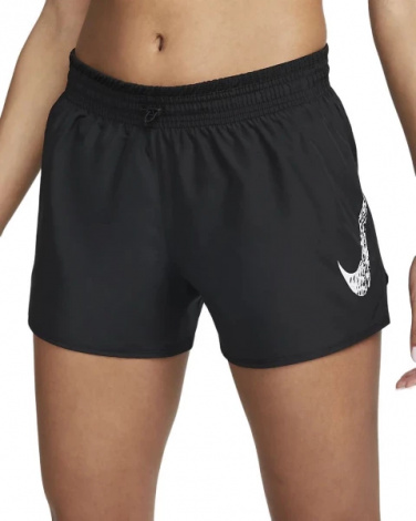Шорты для бега женские Nike W NK DF SWOOSH RUN SHORT черные DM7773-010