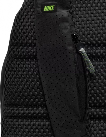 Сумка через плечо Nike SPORTSWEAR ESSENTIALS SLING BAG черно-салатовая DJ9796-060
