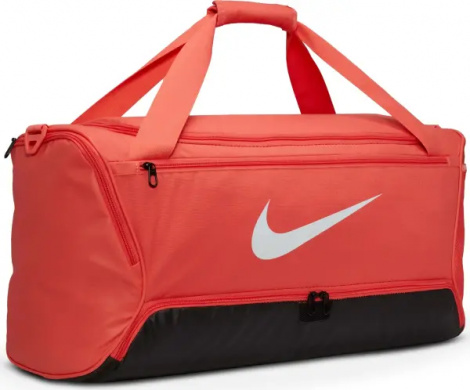 Сумка спортивна Nike BRASILIA 9.5 TRAINING DUFFEL BAG M 60L світло-червона DH7710-814