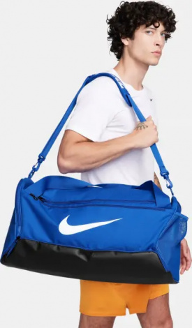 Сумка спортивна Nike BRASILIA 9.5 TRAINING DUFFEL BAG M 60L синя DH7710-481