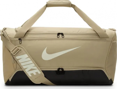 Сумка спортивная Nike BRASILIA 9.5 TRAINING DUFFEL BAG M 60L бежевая DH7710-253
