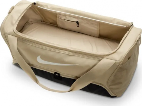 Сумка спортивная Nike BRASILIA 9.5 TRAINING DUFFEL BAG M 60L бежевая DH7710-253