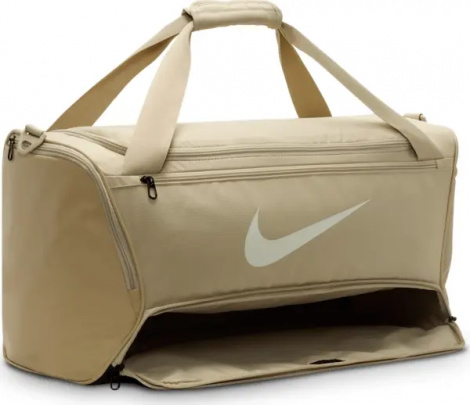 Сумка спортивная Nike BRASILIA 9.5 TRAINING DUFFEL BAG M 60L бежевая DH7710-253