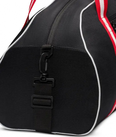 Сумка спортивна жіноча Nike GYM CLUB TRAINING RETRO 24L чорно-червоно-біла DH6863-015