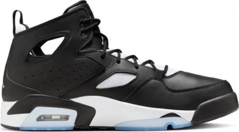 Кроссовки Nike JORDAN FLIGHT CLUB '91 черно-бело-голубые DC7329-002