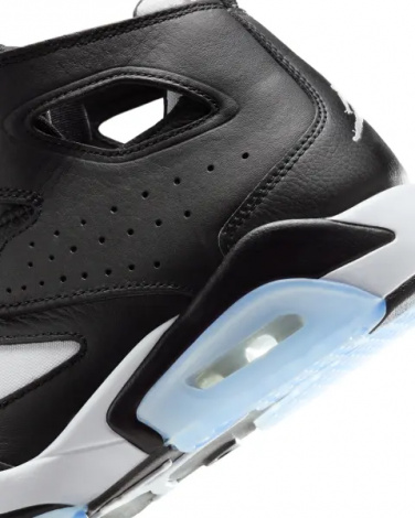 Кроссовки Nike JORDAN FLIGHT CLUB '91 черно-бело-голубые DC7329-002