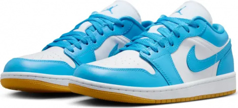 Кросівки жіночі Nike AIR JORDAN 1 LOW блакитно-білі DC0774-104