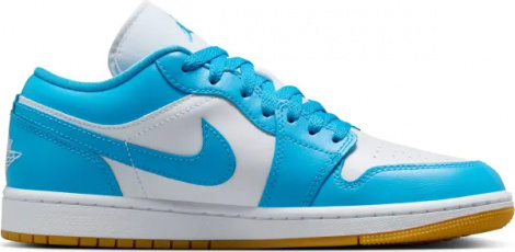 Кросівки жіночі Nike AIR JORDAN 1 LOW блакитно-білі DC0774-104