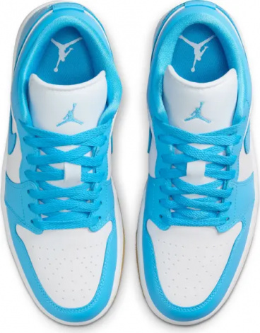 Кросівки жіночі Nike AIR JORDAN 1 LOW блакитно-білі DC0774-104