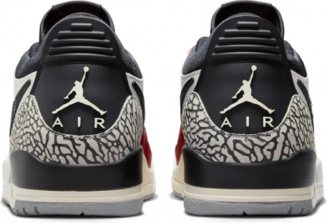 Кроссовки Nike JORDAN AIR LEGACY 312 LOW красно-бело-черные CD7069-106