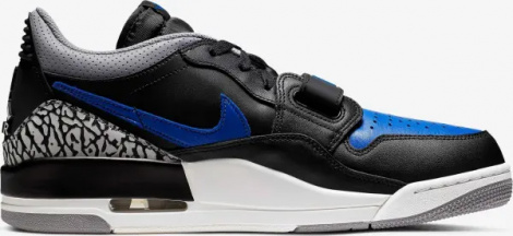 Кроссовки Nike JORDAN AIR LEGACY 312 LOW сине-черно-серые CD7069-041