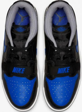 Кроссовки Nike JORDAN AIR LEGACY 312 LOW сине-черно-серые CD7069-041