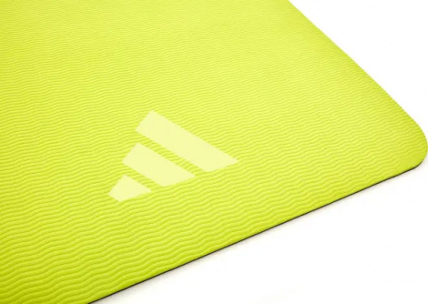 Коврик для йоги Adidas DOUBLE SIDED YOGA MAT желто-темно-серый ADYG-10400BLY-NL