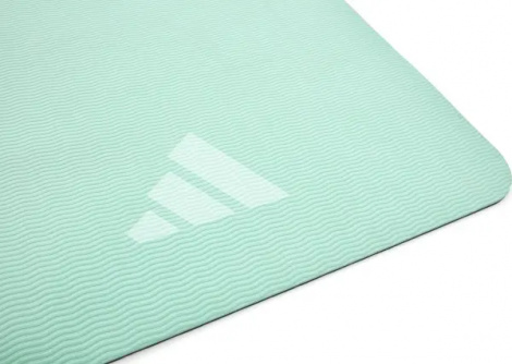Коврик для йоги Adidas DOUBLE SIDED YOGA MAT мятно-темно-серый ADYG-10400BLM-NL