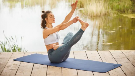 Килимок для йоги Adidas PREMIUM YOGA MAT темно-синій ADYG-10300TB