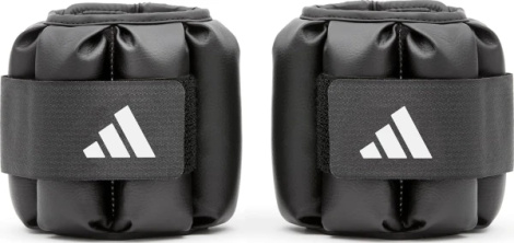 Утяжелители для лодыжки/запястья Adidas PERFORMANCE ANKLE/WRIST WEIGHTS черно-салатовые (2 х 2.0 кг) ADWT- 12634