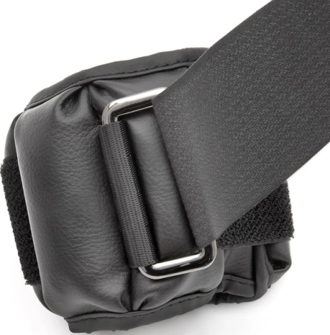 Утяжелители для лодыжки/запястья Adidas PERFORMANCE ANKLE/WRIST WEIGHTS черно-салатовые (2 х 2.0 кг) ADWT- 12634
