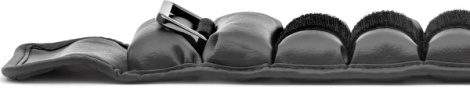 Утяжелители для лодыжки/запястья Adidas PERFORMANCE ANKLE/WRIST WEIGHTS черно-салатовые (2 х 2.0 кг) ADWT- 12634