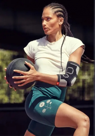 Фіксатор ліктя Adidas ELBOW SUPPORT чорно-сірий S ADSU-12531BK-NL