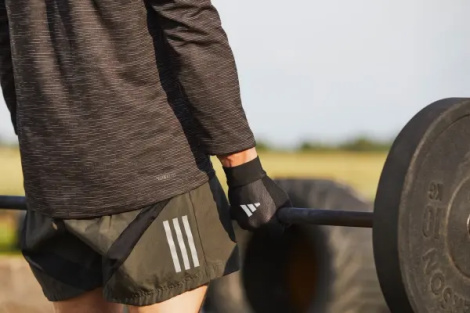 Перчатки для тренинга Adidas FULL FINGER ESSENTIAL GLOVES черные L ADGB-12825-NL
