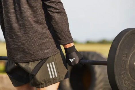 Перчатки для тренинга Adidas FULL FINGER ESSENTIAL GLOVES черные M ADGB-12824-NL